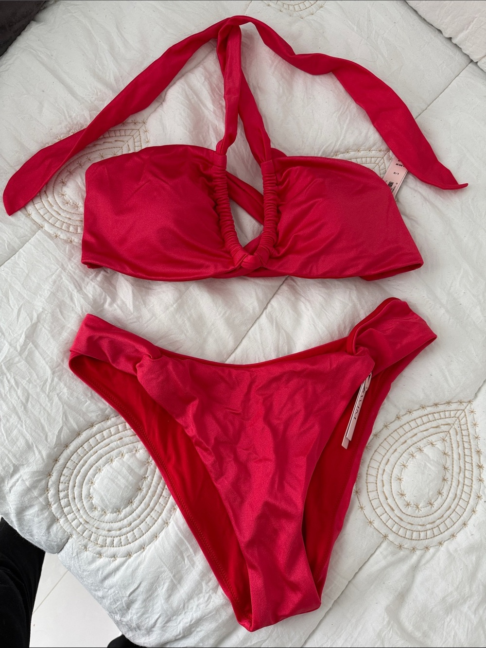 Victoria's Secret Coral Red Bikini Set
